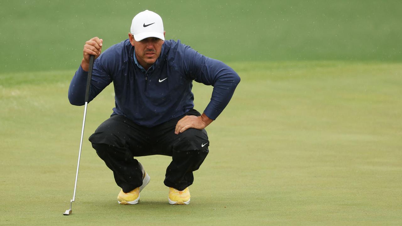 Brooks Koepka may be about to win the Masters for LIV. (Photo by Patrick Smith / GETTY IMAGES NORTH AMERICA / Getty Images via AFP)