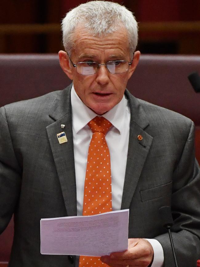 One Nation Senator Malcolm Roberts. Picture: AAP