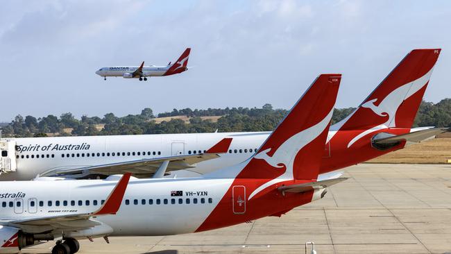 Mr Whittle said minimum wage workers were being flamed for inflation while large corporations, such as Qantas, were earning record profits. Picture: NCA NewsWire / David Geraghty