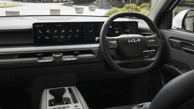 Inside the Kia EV9.