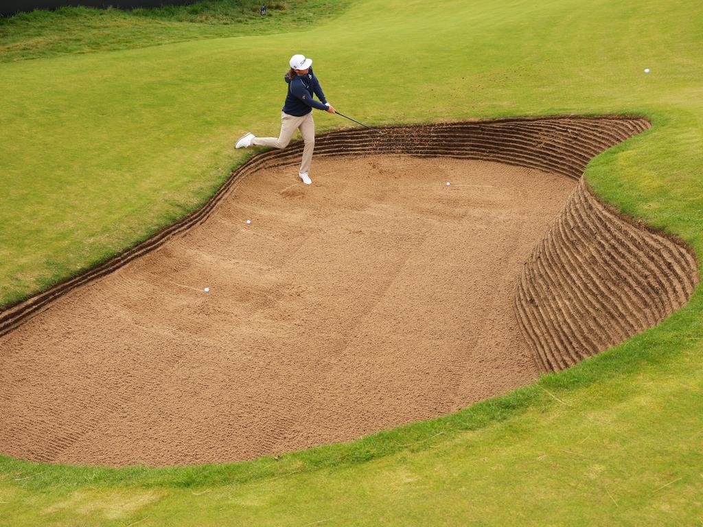 Royal Liverpool 17th hole, The Open Championship 2023: 136-yard par-3 ...