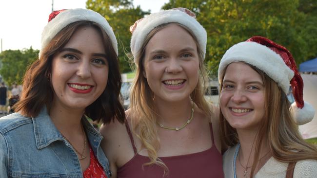 Ashlyn, Kiarra and Haelee Smith at Christmas in the Park 2022.