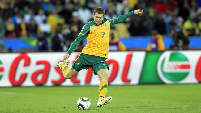 Former Socceroo Brett Emerton (pictured at the 2010 FIFA World Cup) is supporting the United For Macarthur A-League bid.