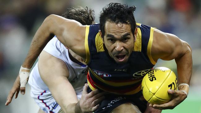 Eddie Betts ... taken to hospital on Sunday night. Picture: Sarah Reed