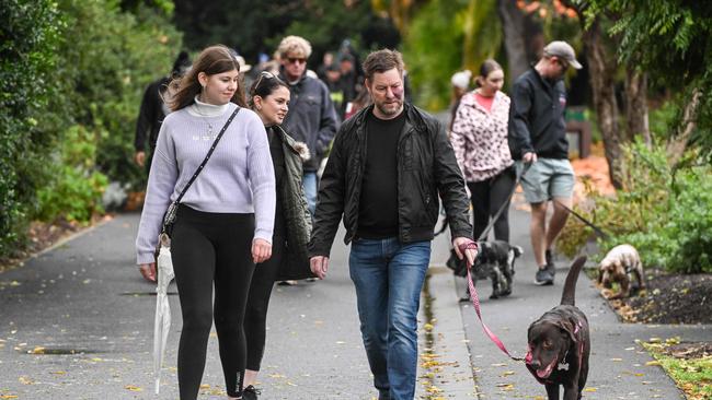 Million Paws Walk at Adelaide Botanic Gardens. Picture: Brenton Edwards