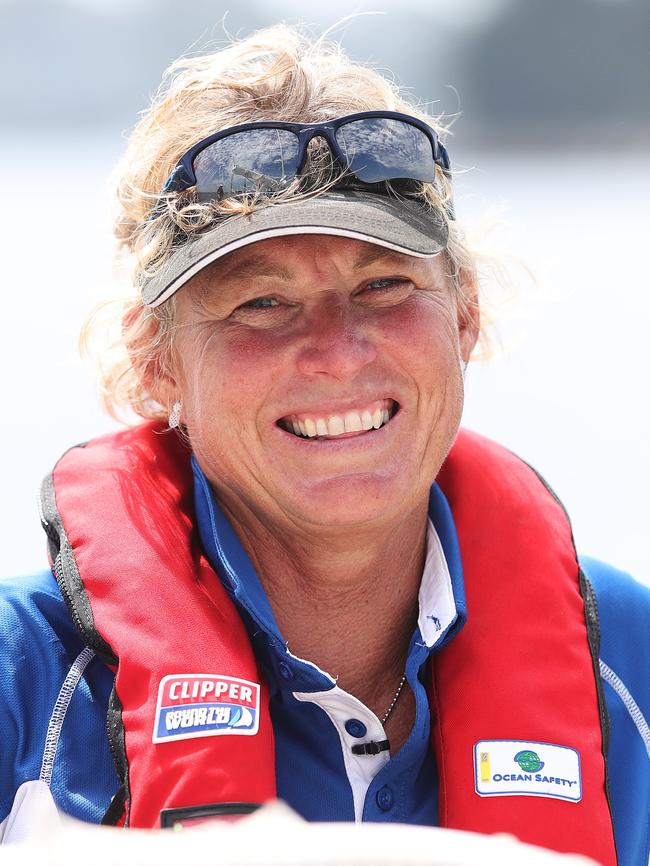 Wendy Tuck, the first Australian woman to skipper a Clipper round the world yacht.