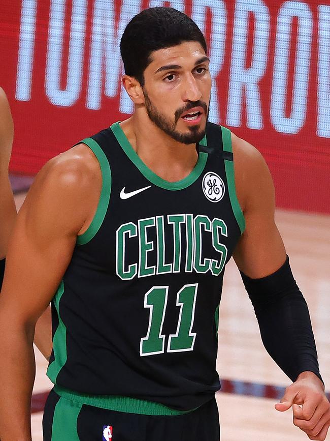 Enes Kanter has spoken previously on matters in China. Picture: Kevin C. Cox/Getty Images/AFP