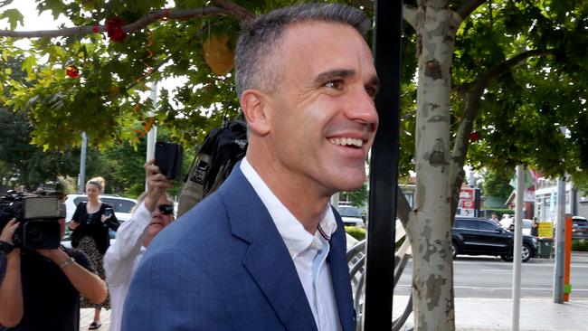 Premier-elect Peter Malinauskas on election day. Picture: NCA NewsWire/Kelly Barnes