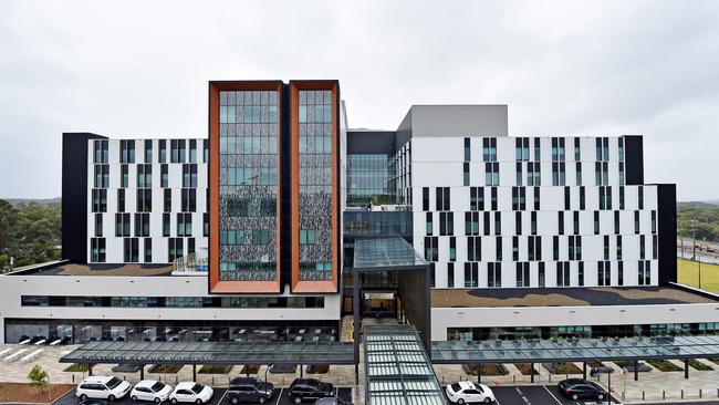 Northern Beaches Hospital at Frenchs Forest. The front of the Northern Beaches Hospital at Frenchs Forest. (AAP IMAGE)