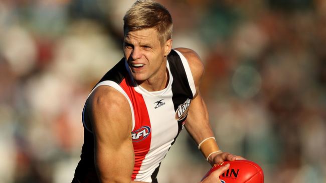 Nick Riewoldt played his final match in 2017. Picture: Getty Images