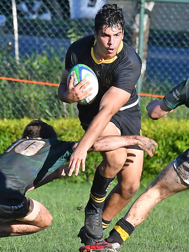 Tigers Meninga player Mikael Ibrahim playnig for St Laurence’s. Picture, John Gass