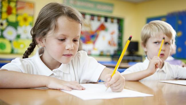 Instead, kids are being encouraged to write by hand and read physical print - rather than endlessly scrolling on social media or becoming absorbed in YouTube videos.