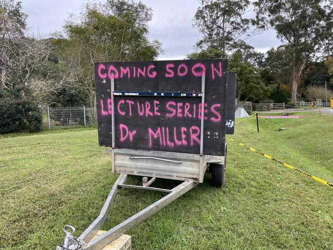 There might be answers coming soon if this sign is anything to go by. Picture: NewsLocal