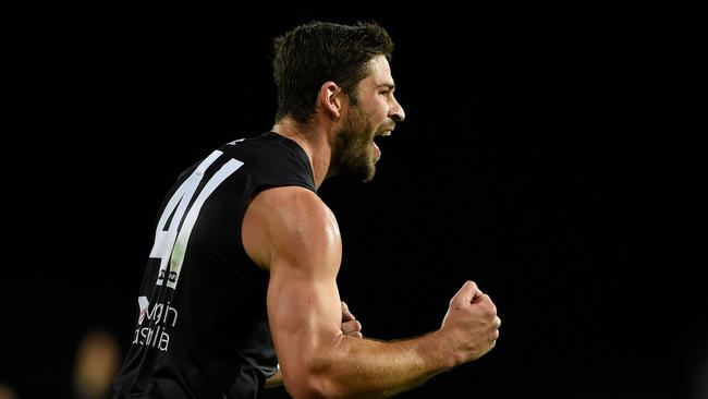 Levi Casboult’s Carlton has been well supported by punters, but Port Adelaide might be a hurdle too great. Picture: Getty Images