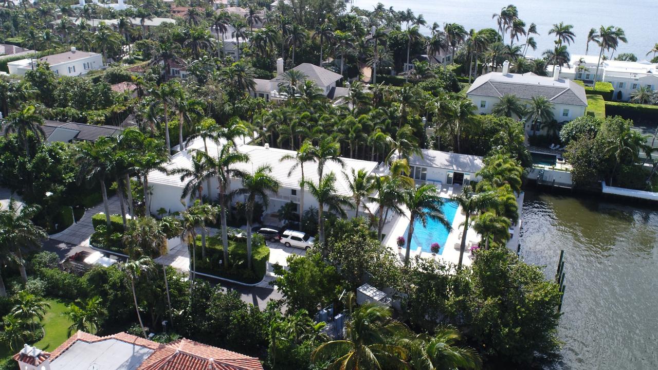 Epstein’s final resting place is reportedly not far from one of his homes in Palm Beach, Florida, where he’s believed to have abused girls. Picture: Pedro Portal/Miami Herald/TNS via Getty Images