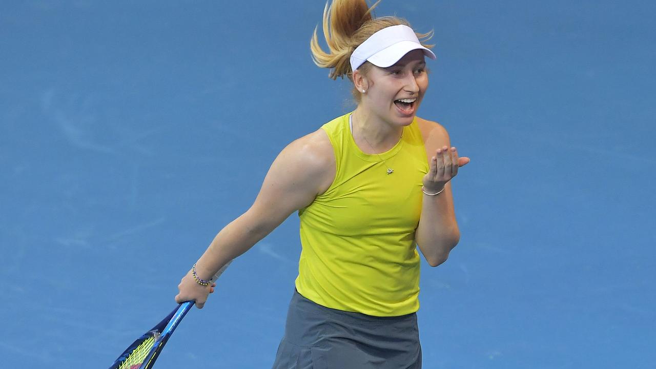 Daria Gavrilova also won for Australia. Picture: Michal Cizek / AFP