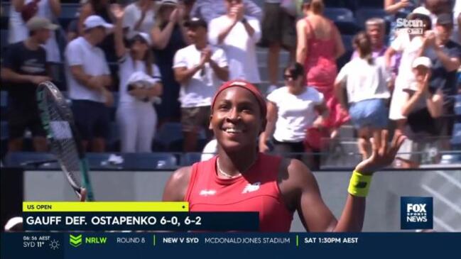 American teen Gauff cruises to semis