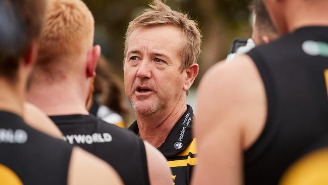 Glenelg Coach, Mark Stone. Picture: MATT LOXTON