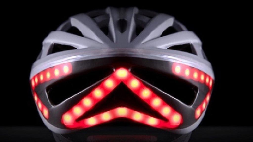 bike helmet with indicators