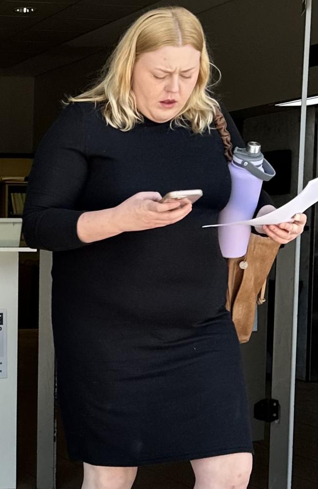 Zoe Anne Louise Douglass leaving Maroochydore Magistrates Court on October 4, 2024. Picture: Sam Turner