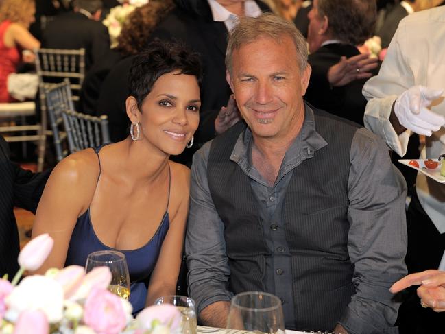 Halle Berry and Kevin Costner – seen here in 2011 – were linked in 1989. Picture: Charley Gallay/Getty Images for Celebrity Fight Night