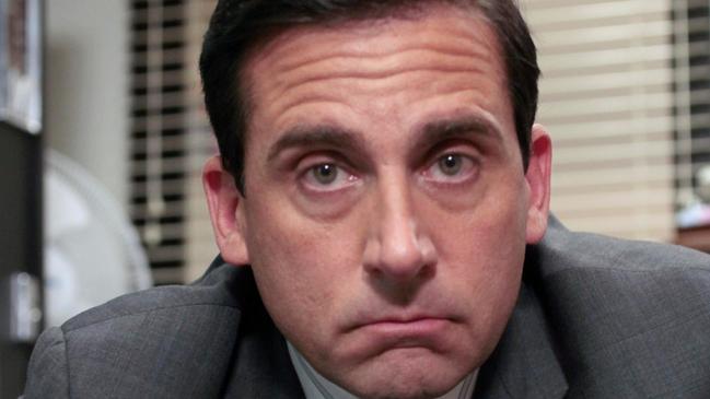 Steve Carrell in The Office.