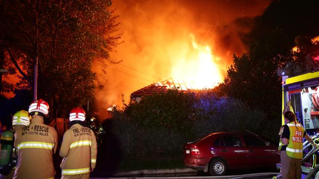 The house was unoccupied. Picture: Bill Hearne