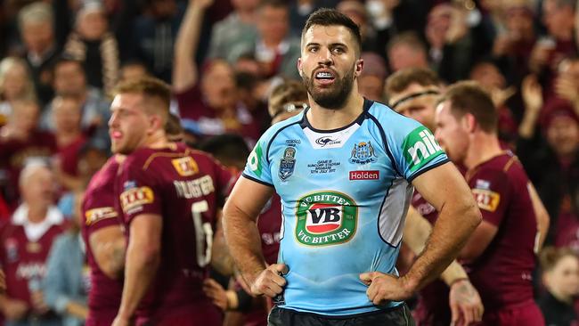 James Tedesco was a shining light among the Blues’ backs. Picture: Getty