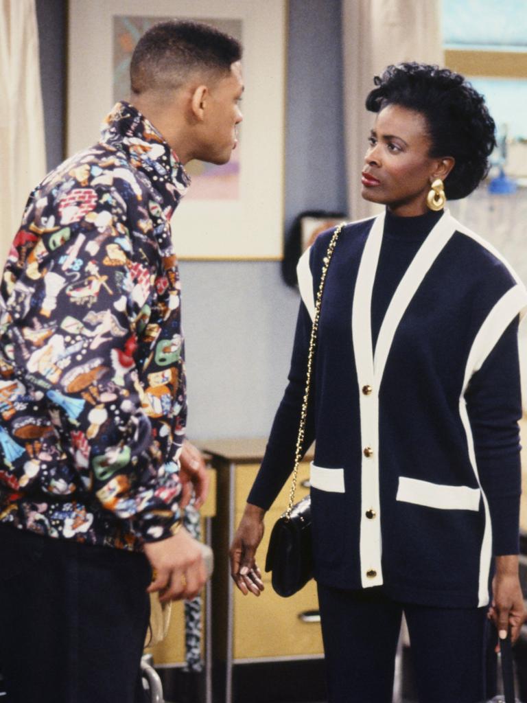 Janet Hubert with Will Smith in The Fresh Prince of Bel-Air. Picture: Mike Ansell/NBCU Photo Bank.