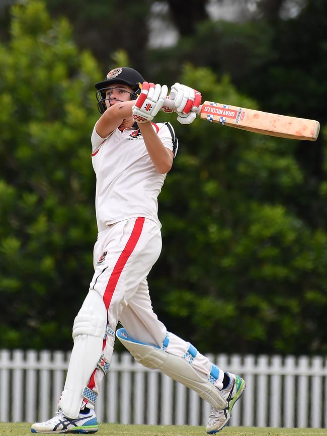 Terrace batsman Tom CampbellPicture, John Gass