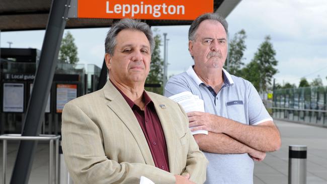 Michael Andjelkovic started a petition calling for more parking at Edmondson Park and Leppington train stations. Picture: Melanie Russell