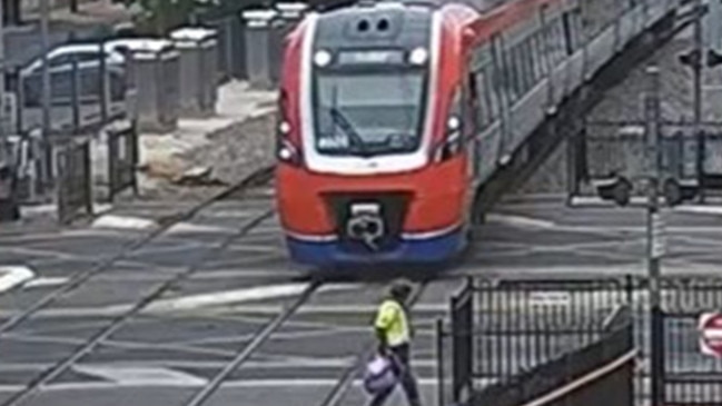 Train drivers say even a near miss puts an enormous strain on their mental wellbeing. Picture: Supplied