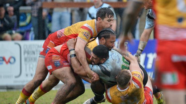Coffs Harbour has also a strong forward pack. Picture: Leigh Jensen