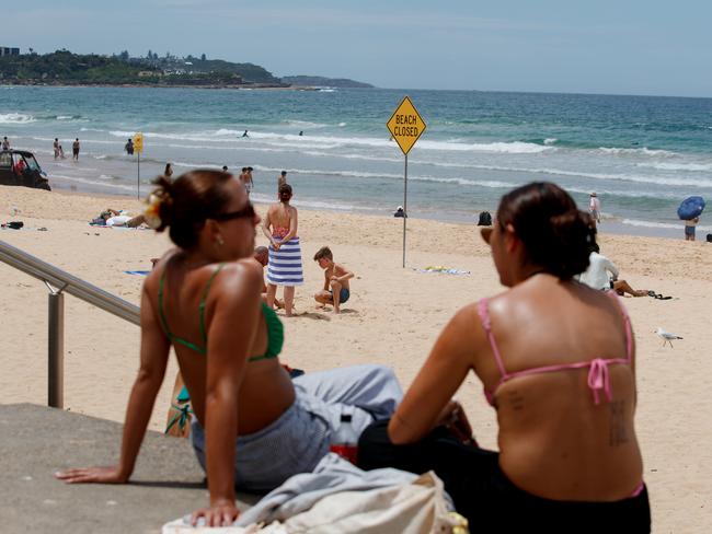 Beachgoers at Manly. Picture: Nikki Short/NCA NewsWire