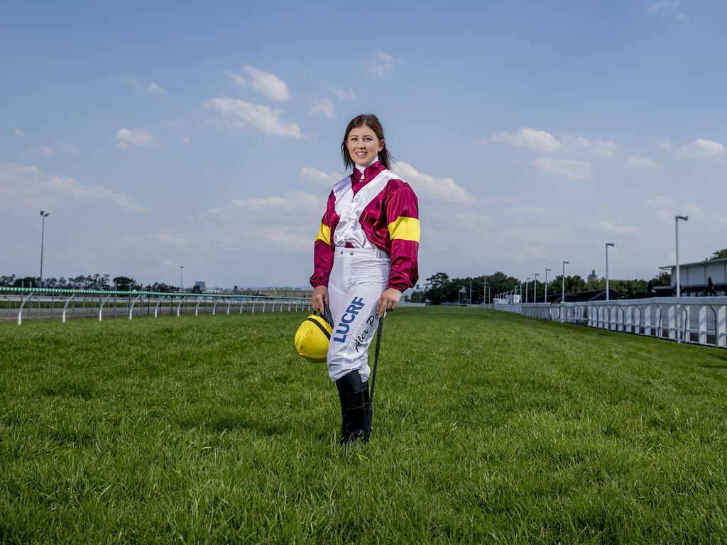 Former Gold Coaster Alex Patis has returned to the city to continue her racing apprenticeship under Helen Page after spending time in Victoria and Tasmania. Picture: Jerad Williams