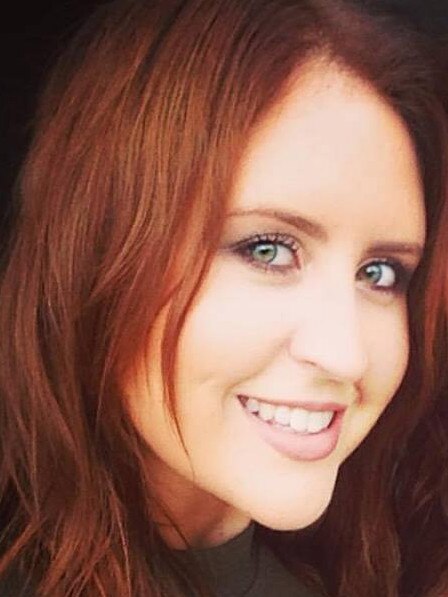 Lauren Huntriss donned red hair in the past. Picture: supplied