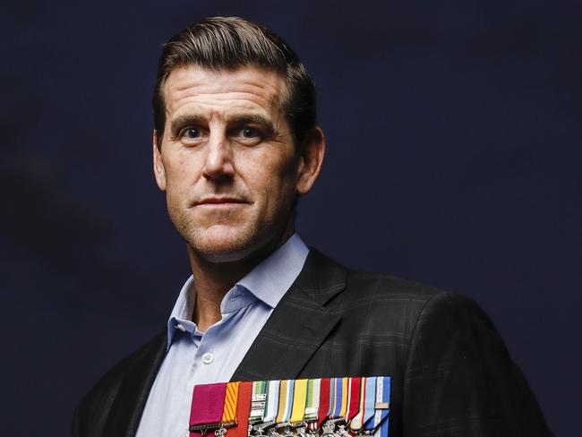 Ben Roberts-Smith photographed will lead the 2019 Canberra ANZAC Day march on ANZAC Day, April 25 2019. Picture by Sean Davey.