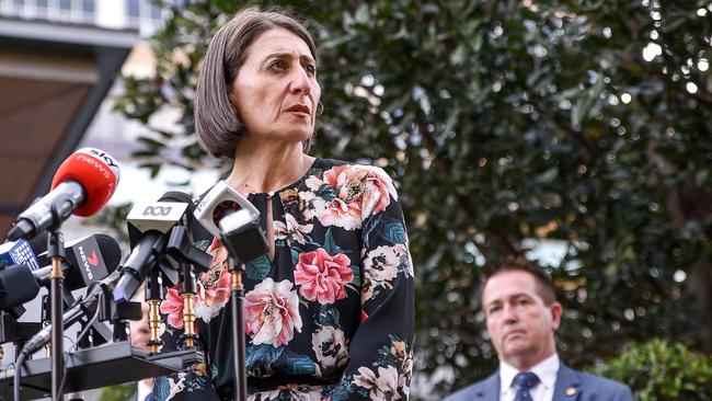 SPremier Gladys Berejiklian, speaks at a press conference giving an update on the Koala SEPP. Picture: NCA NewsWire/Flavio Brancaleone