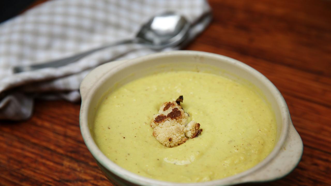 Cauliflower and coconut soup. <a href="https://www.weeklytimesnow.com.au/country-living/food/jeremy-vincent-cauliflower-and-coconut-soup/news-story/ee11a1301056f5571b1d903b8cf6989c" rel="nofollow" target="_blank" title="www.weeklytimesnow.com.au">Recipe here. </a>Picture: Andy Rogers