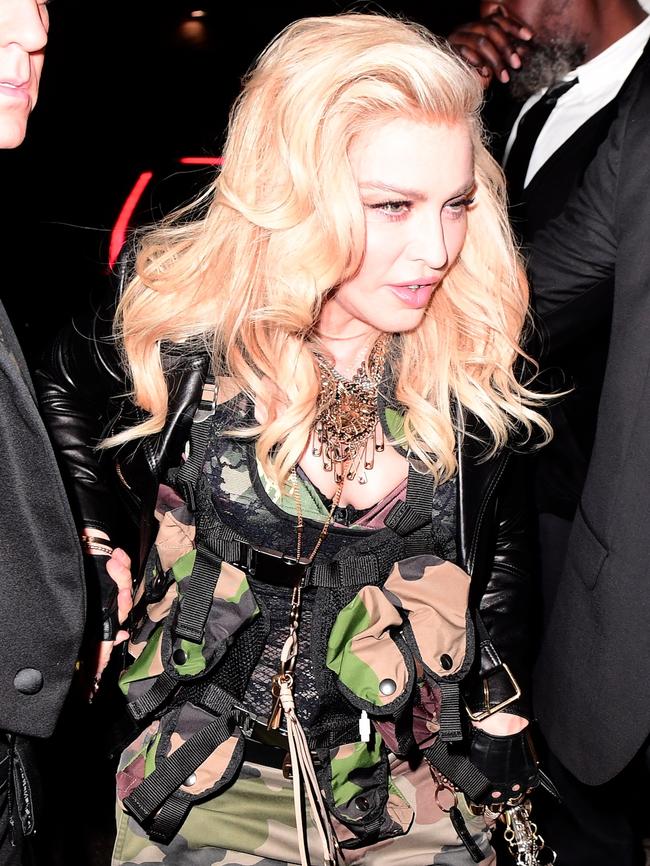 Super star Madonna couldn’t get into the Ivy, because of NSW’s strict lock out laws. Picture: Splash News