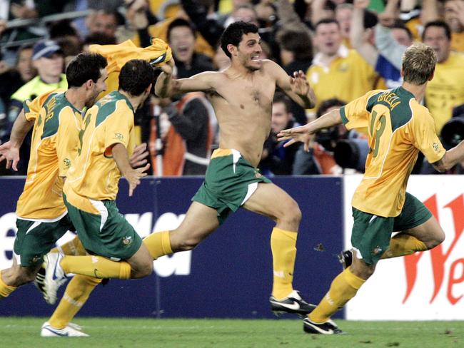 Qualifying for the 2006 World Cup was the high point for the golden generation. Picture: AP Photo