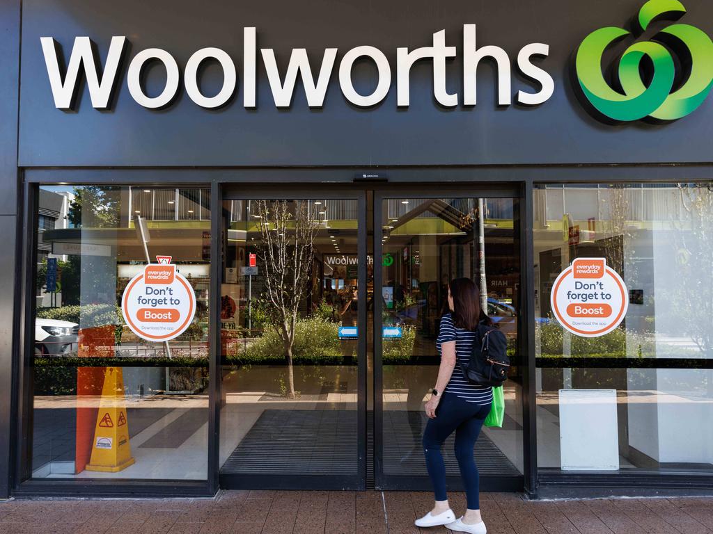 Woolworths expects a price shift soon. Picture: David Swift/NCA NewsWire