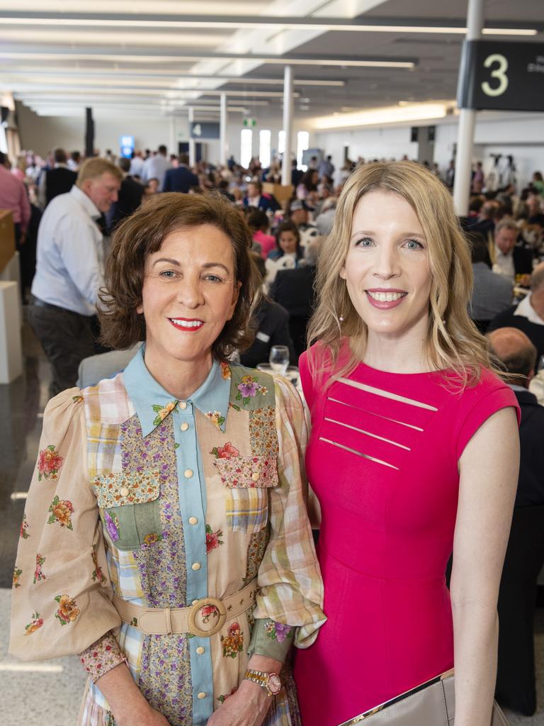 Tricia Schmidt (left) and Jenna Sullivan at It's a Bloke Thing 2022 at Wellcamp Airport, Friday, September 9, 2022. Picture: Kevin Farmer