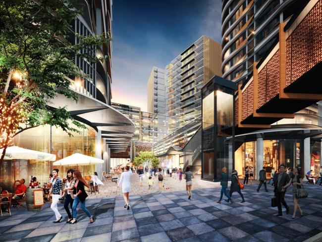 Supplied Editorial Artist impressions of the Cabramatta Town Centre East plans.