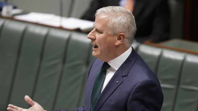 Deputy Prime Minister Michael McCormack during Question Time at Parliament House in Canberra. Picture by Sean Davey