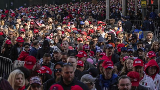 In the eyes of small-town and rural America only one person seemed to be speaking their language. Picture: AP