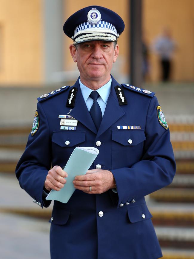 NSW Police Commissioner Andrew Scipione has given evidence into the secret inquiry. Picture: Sam Ruttyn