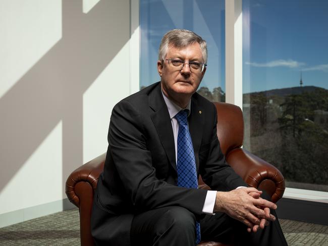 Secretary of the Department of the Prime Minister and Cabinet, Martin Parkinson has confirmed he will step down from his role at the end of August. Picture: Sean Davey