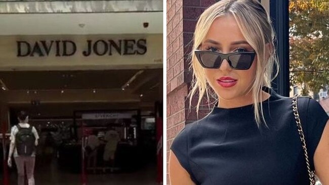 Shoppers flock to David Jones as cult British brand lands in Australia. Picture: