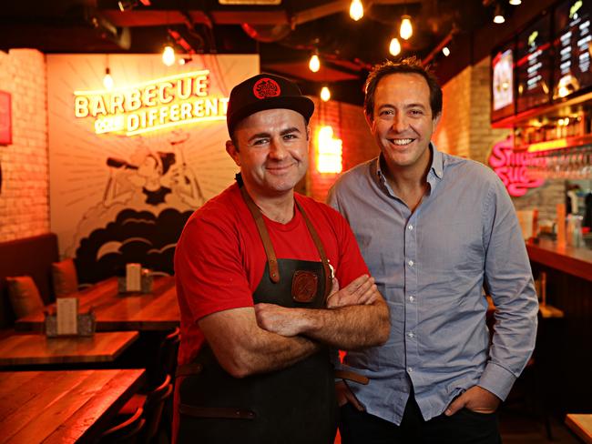 Smoky Sue’s owners Owen Brown and Anthony Meyer. Pictures: Adam Yip